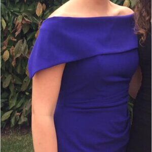 Off the shoulder cocktail dress